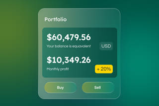 Green Orion cryptocurrency trading platform overview showing live data